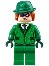 LEGO The Riddler - Suit and Tie, Hat with Hair minifigure