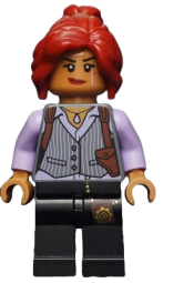 LEGO Barbara Gordon - Pinstripe Vest minifigure