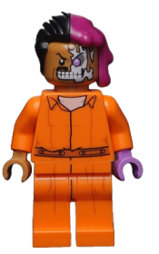 LEGO Two-Face - Prison Jumpsuit minifigure