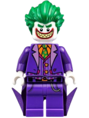 LEGO The Joker - Long Coattails, Smile with Pointed Teeth Grin minifigure