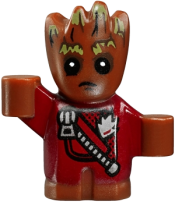 LEGO Groot - Baby, Red Outfit with Zipper minifigure