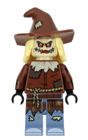 LEGO Scarecrow, Reddish Brown Floppy Hat minifigure