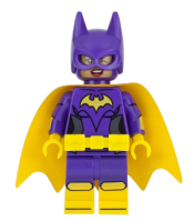 LEGO Batgirl, Yellow Cape, Dual Sided Head with Smile/Angry Pattern minifigure