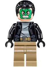 LEGO Masked Robber - Green Mask, Striped Shirt minifigure