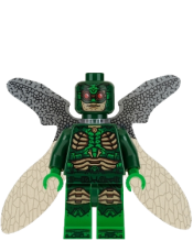 LEGO Parademon - Dark Green, Collapsed Wings minifigure