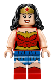 LEGO Wonder Woman, Gold Belt, Blue Skirt minifigure