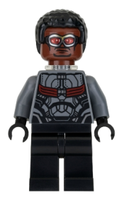 LEGO Falcon - Dark Bluish Gray and Black Suit minifigure
