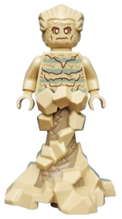 LEGO Sandman, Tan Sand Form with Swirling Base minifigure
