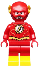 LEGO The Flash - Gold Outlines on Chest and Yellow Boots minifigure