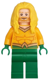 LEGO Aquaman - Yellow Long Hair minifigure