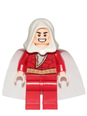 LEGO Shazam - White Hood, Shiny Starched Cape minifigure