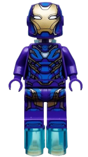 LEGO Rescue (Pepper Potts) - Dark Purple Armor minifigure