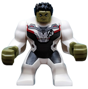 LEGO Hulk with Black Hair and White Jumpsuit minifigure