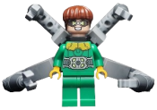 LEGO Dr. Octopus (Otto Octavius) / Doc Ock - Green Outfit with Arms without Stickers minifigure