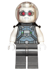 LEGO Mr. Freeze, Pearl Dark Gray, Neck Bracket with 4 Angled Handles minifigure