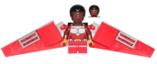 LEGO Falcon - Red, Brick Built Wings minifigure
