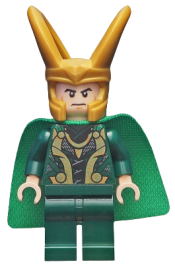 LEGO Loki - Spongy Cape (Juniors), Dark Green Legs minifigure