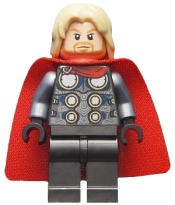 LEGO Thor - Spongy Cape (Juniors), Pearl Dark Gray Legs minifigure