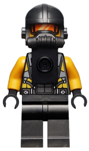 LEGO AIM Agent - Neck Bracket on Front minifigure