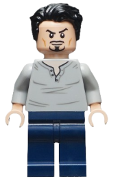 LEGO Tony Stark - Open Neck Shirt minifigure