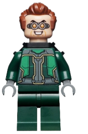 LEGO Dr. Octopus (Otto Octavius) / Doc Ock - Dark Green Suit and Neck Bracket minifigure