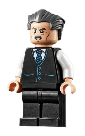 LEGO J. Jonah Jameson - Vest with Striped Tie, Swept Back Hair minifigure