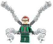 LEGO Dr. Octopus (Otto Octavius) / Doc Ock - Dark Green Suit with Appendages minifigure