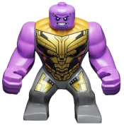 LEGO Thanos - Dark Bluish Gray Armor without Helmet minifigure