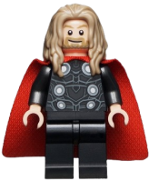 LEGO Thor - Long Dark Tan Hair minifigure