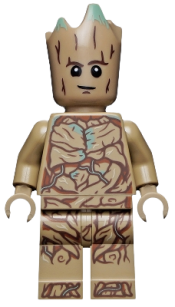 LEGO Groot, Teen Groot - Dark Tan minifigure
