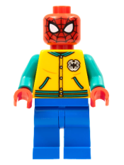 LEGO Spider-Man - Bright Light Orange Letter Jacket minifigure