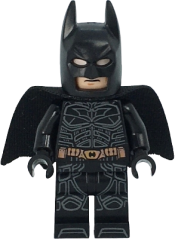 LEGO Batman - Black Suit with Copper Belt and Printed Legs (Type 2 Cowl) minifigure