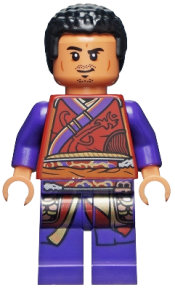 LEGO Wong - Dark Red Robe, Dark Purple Legs minifigure