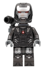 LEGO War Machine - Pearl Dark Gray and Silver Armor with Backpack minifigure