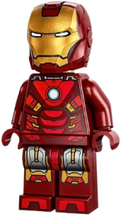LEGO Iron Man Mark 7 Armor - Helmet with Large Visor minifigure