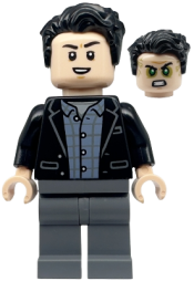 LEGO Bruce Banner - Dark Bluish Gray Legs minifigure