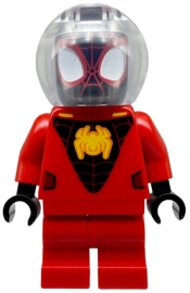 LEGO Spider-Man (Miles Morales) - Red Suit, Medium Legs minifigure