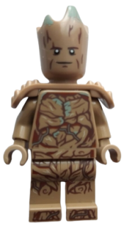 LEGO Groot, Teen Groot - Dark Tan with Shoulder Armor minifigure