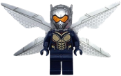 LEGO The Wasp (Hope van Dyne) - Trans-Clear Wings with Hexagons minifigure