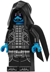 LEGO Ronan the Accuser - Dark Azure Head and Hands minifigure