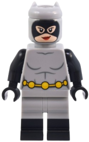 LEGO Catwoman - Light Bluish Gray Suit minifigure