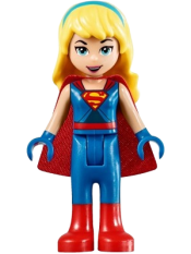 LEGO Supergirl - Blue Legs and Red Boots, Blue Gloves set