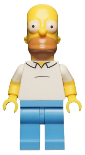 LEGO Homer Simpson, The Simpsons, Series 1 (Minifigure Only without Stand and Accessories) minifigure