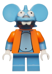 LEGO Itchy, The Simpsons, Series 1 (Minifigure Only without Stand and Accessories) minifigure