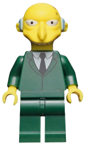 LEGO Mr. Burns, The Simpsons, Series 1 (Minifigure Only without Stand and Accessories) minifigure