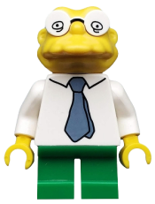LEGO Hans Moleman, The Simpsons, Series 2 (Minifigure Only without Stand and Accessories) minifigure