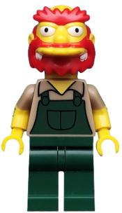 LEGO Groundskeeper Willie, The Simpsons, Series 2 (Minifigure Only without Stand and Accessories) minifigure