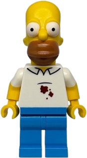 LEGO Homer Simpson - Shirt with Stains set