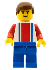 LEGO Soccer Player - Red, White, and Blue Team with Number 11 on Back minifigure