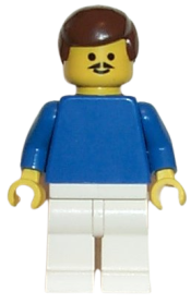 LEGO Soccer Player Blue/White Team Player 1 minifigure